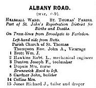 Albany Road
